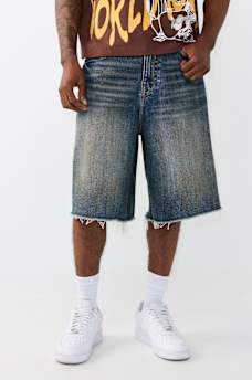 MIKEY FRAYED HEM FLAP BAGGY AF SHORT, image 4
