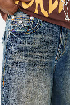 MIKEY FRAYED HEM FLAP BAGGY AF SHORT, image 5