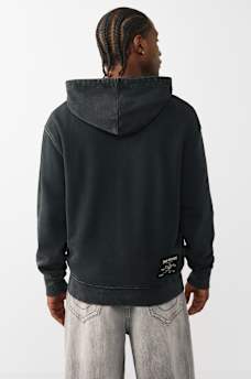 STUDDED LOGO ZIP HOODIE, image 3
