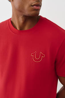 CAMISETA CON APLIQUE DE HERRADURA, image 4