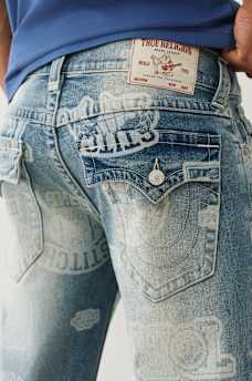 JEANS RECTOS RICKY CON ESTAMPADO INTEGRAL DE 34", image 2