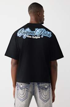 RHINESTONE LOGO HEAVYWEIGHT BOXY TEE, image 5