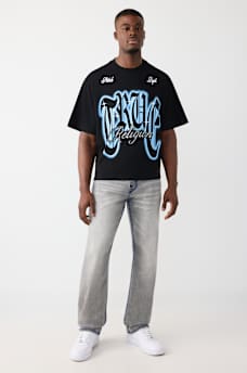 RHINESTONE LOGO HEAVYWEIGHT BOXY TEE, image 6