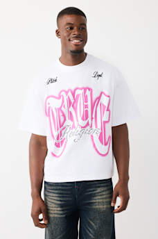 RHINESTONE LOGO HEAVYWEIGHT BOXY TEE, image 4