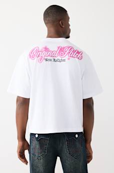 RHINESTONE LOGO HEAVYWEIGHT BOXY TEE, image 5
