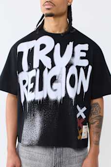 GRAFFITI LOGO BOXY TEE
