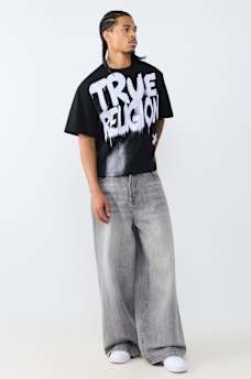 GRAFFITI LOGO BOXY TEE