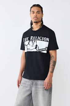 CHECKERED BUDDHA TEE