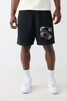 SHORTS DE POLAR BIG T CON ROSTRO DE BUDA, image 1