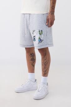 SHORTS DE POLAR BIG T CON ROSTRO DE BUDA, image 5