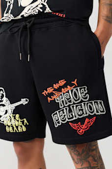 SKETCHED LOGO FLEECE SHORT