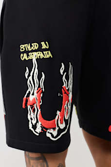 SKETCHED LOGO FLEECE SHORT