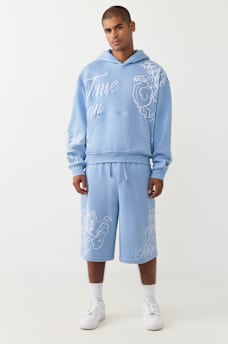 TIGER SCRIPT BOXY HOODIE, image 3