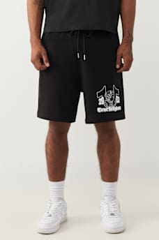 CHROME LOGO LOOSE FLEECE SHORT, image 4