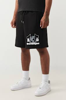 CHROME LOGO LOOSE FLEECE SHORT, image 5
