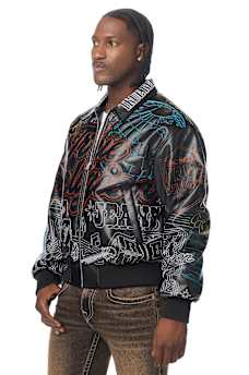 TROPHY RETRO BOMBER JACKET