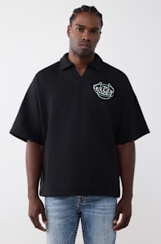 TIGER LOGO OVERSIZED POLO SHIRT, image 2