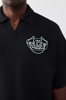 TIGER LOGO OVERSIZED POLO SHIRT, image 4