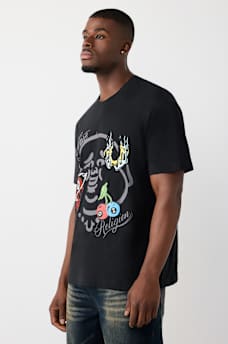 CAMISETA PESADA CON ROSTRO DE BUDA, image 3
