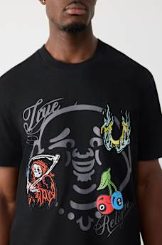 CAMISETA PESADA CON ROSTRO DE BUDA, image 1