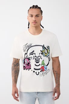 CAMISETA PESADA CON ROSTRO DE BUDA, image 2