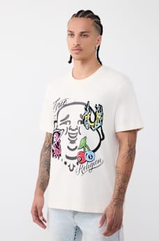 CAMISETA PESADA CON ROSTRO DE BUDA, image 3