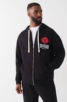 BUDDHA FLEECE ZIP HOODIE