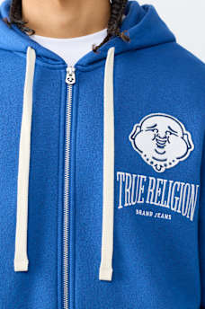 BUDDHA FLEECE ZIP HOODIE