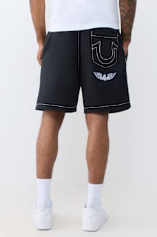 STAY TRUE LOGO BIG T FLEECE SHORT