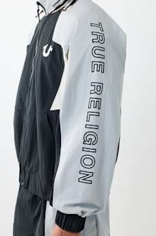 COLORBLOCK NYLON TRACK JACKET