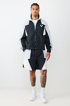 COLORBLOCK NYLON TRACK JACKET