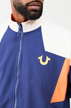COLORBLOCK NYLON TRACK JACKET