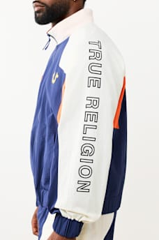 COLORBLOCK NYLON TRACK JACKET