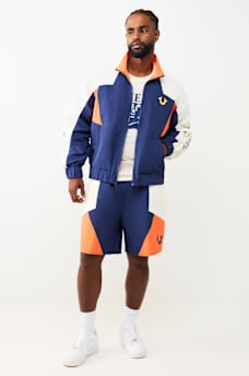 COLORBLOCK NYLON TRACK JACKET