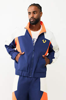 COLORBLOCK NYLON TRACK JACKET