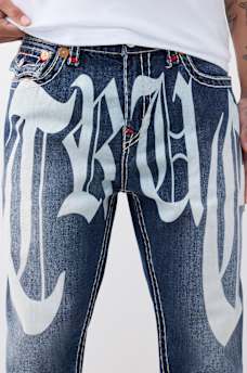 BOBBY SUPER T GRAPHIC FLAP BAGGY JEAN 32", image 4