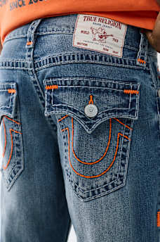 RICKY SUPER T FLAP STRAIGHT JEAN 34"