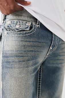 RICKY SUPER T FLAP STRAIGHT JEAN 34"