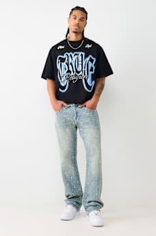 JEANS CORTE DE BOTA BILLY BIG T CON ESTR&Aacute;S Y SOLAPA DE 34", image 7