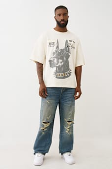 DISTRESSED BIG T SKATE JEAN, image 7