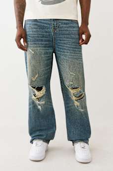 DISTRESSED BIG T SKATE JEAN, image 1