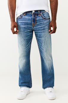 RICKY SUPER T ROPE STITCH FLAP STRAIGHT JEAN