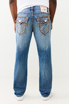 RICKY SUPER T ROPE STITCH FLAP STRAIGHT JEAN