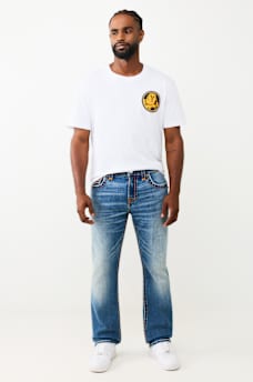 RICKY SUPER T ROPE STITCH FLAP STRAIGHT JEAN