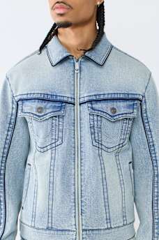 BIG T MOTO DENIM JACKET