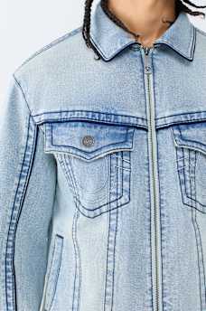BIG T MOTO DENIM JACKET