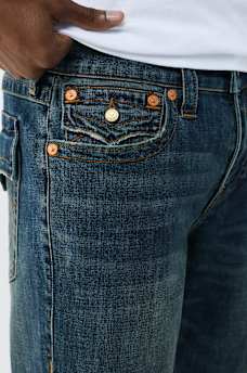 RICKY FLAP STRAIGHT JEAN 34"