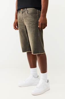 RICKY BIG T FLAP FRAY HEM SHORT