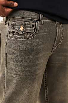RICKY BIG T FLAP FRAY HEM SHORT