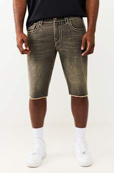 RICKY BIG T FLAP FRAY HEM SHORT